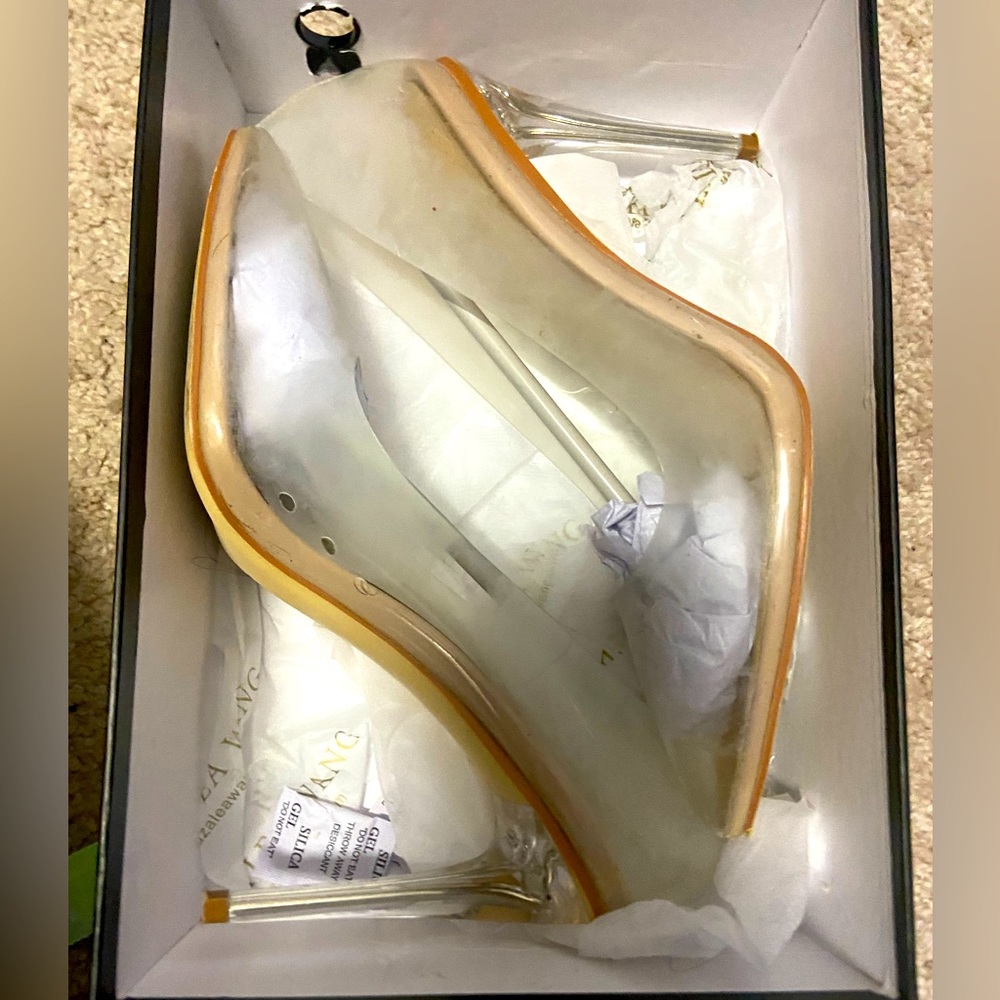 Azalea Wang Clear closed toe shoes
